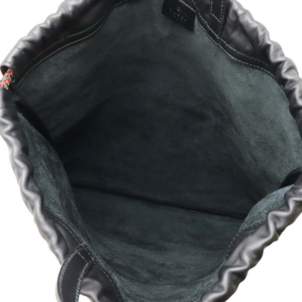 GUCCI Black Leather Backpack - Picture 6 of 6